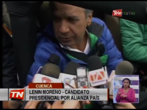 Candidato Moreno presenta propuestas de campaña