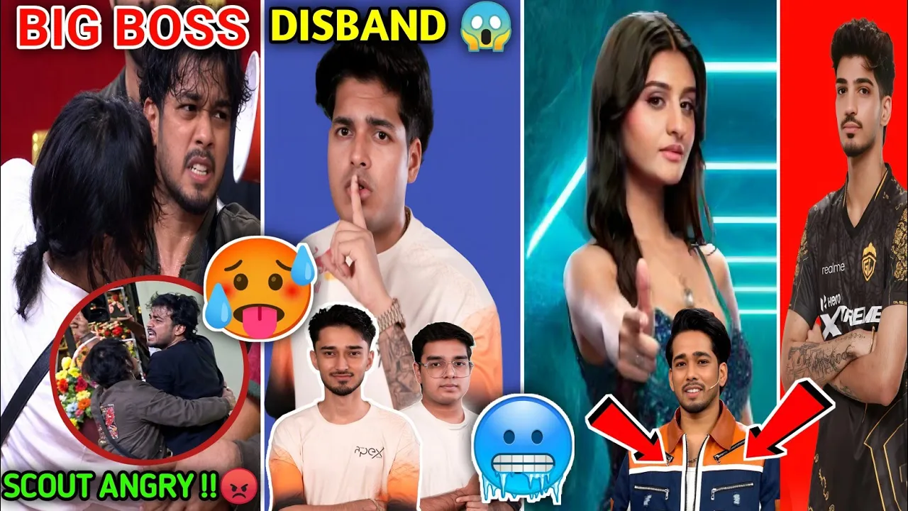 *SCOUT LAFDA at BIG BOSS | TAG BGMI LINE UP DISBAND 😱| JOKER ki HAVELI ANNOUNCEMENT| GAMING NEWS*