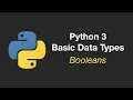 Python Lesson 3 Boolean Values Expressions