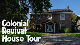 Touring our 100 year old Colonial Revival house (full pre-renovation house tour)
