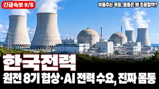 [한국전력 주가전망] 한미 원전 8기·1200억 달러, 진짜 주인공은 부품주가 아닙니다