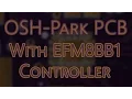 Osh Park Purple PCB - EFM8BB1 Silicon Labs Microcontroller Board