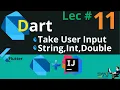 Console input in Dart How to take user input in dart