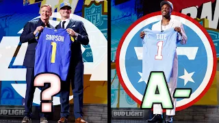 2026 NFL Draft Final Snap Grades for EVERY Team