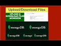 How to upload and download files MongoDB Using Python Mongdb GridFS MongoDB Pymongo