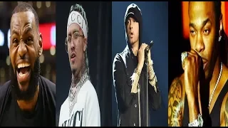 Celebrities and Fan React to Eminem New Album Kamikaze(BUSTA RHYMES, LEBON JAMES ,MGK\u0026 MORE)