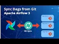 Airflow 3 How to sync dags from GitHub