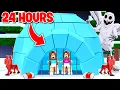 We Survived In A IGLOO in 99 Nights In The Forest..