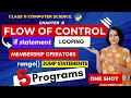 Flow of Control - ONE SHOT CBSE Class 11 Computer Science ENGLISH