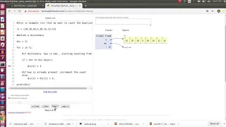 Python program count duplicates in a list