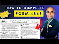 How to File a Tax Extension in 2023 - Form 4868 Full Instructions