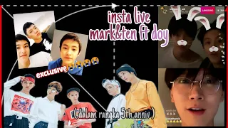 mark and ten instagram live ft doyoung dalam rangka 5th anniv 