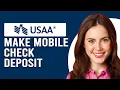 How To Make A Mobile Check Deposit On USAA How To Deposit A Check On USAA App