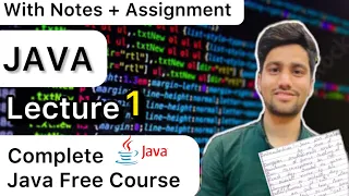 Introduction to Java Installing Java JDK and Eclipse IDE for Java Lecture 1 Free Java Course