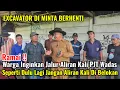 Ramai‼️Warga Inginkan Jalur Aliran Kali PJT Wadas Seperti Dulu Lagi Jangan Di Belokan