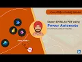 Export Email to PDF using Power Automate