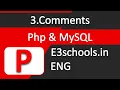 Comments in Php Php Tutorial E3schools