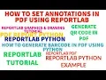 REPORTLAB REPORTLAB PYTHON TUTORIAL How To Set Annotations For Pdf File Using Python PART 42