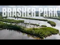Brasher Park Port Richey Florida Aerial Tour Gulf Coast History