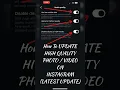 Download Lagu How to upload high quality photos/videos on Instagram latest update may 2023 || NH TUTORIAL #shorts