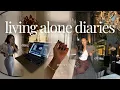 living alone vlog | events + it's hard being a natural blonde + time w/ family + zara pickups \u0026 more