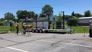 High Voltage Demonstration by Potomac Edison Linemen - Williamsport MD