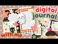 Lagu digital journal with me! 🧦📚 reading log \u0026 thanksgiving ☆ (ipad journaling)