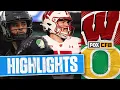 Wisconsin Badgers vs No 6 Oregon Ducks Highlights FOX College Football