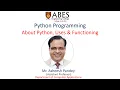 About Python Uses Functioning Python Programming ABES Engineering College Ghaziabad