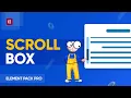 How to Use Scroll Box Extension by Element Pack Pro in Elementor