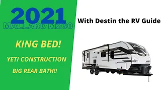 BIG REAR BATH WITH A KING BED Heartland Mallard M260