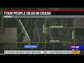 4 dead including 2 children in early morning Oakdale car crash