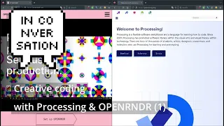 Creative coding with Processing and OPENRNDR