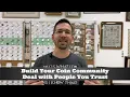 Build Your Coin Community - Deal with People You Trust