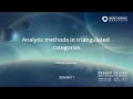 Amnon Neeman: Analytic methods in triangulated categories #ICBS2026