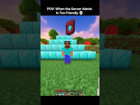 POV: When the Server Admin Is Too Friendly 💀#shorts #minecraft