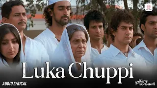 luka chuppi lyrical song rang de basanti aamir khan lata mangeshkar a r rahman