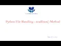 106 - Python File Handling