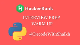 04 HackerRank Plus Minus Using Python HackerRank Python Programming Interview Prep