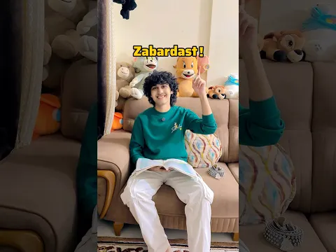 Zabardast!❌Zabardasti✅🤣 #zidaanshahidaly #brothersister #shorts
