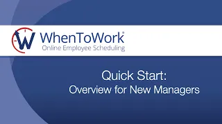 Quick Start for New Managers