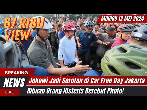 Download MP3 VIRAL! JOKOWI DISERBU RIBUAN WARGA DI CAR FREE DAY JAKARTA UNTUK FOTO BERSAMA MINGGU 12 MEI 2024