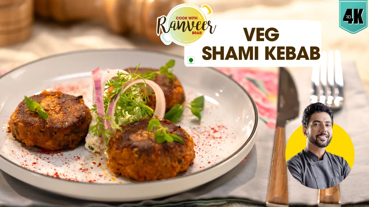 Veg Shami Kabab with Tempeh       Hello Tempayy High Protein Sandwich recipe  Chef Ranveer