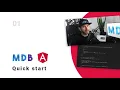 MDB Angular - 1 Minute Quick Start