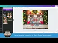 Christmas Themed 16 oz Libbey Glass Can Mockup Canva - Sublimation Designs TR