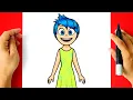 How to DRAW JOY - Inside Out 2