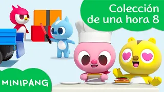 Aprende palabras con MINIPANG | Colección de una hora 8⭐| MINIPANG TV 3D Play