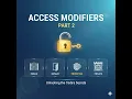 Java Access Modifiers - Part 2 26 11 2025
