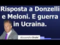 Download Lagu Risposta a Donzelli e Meloni. E guerra in Ucraina.