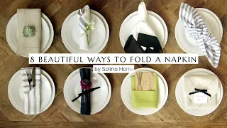 8 Beautiful Ways to Fold a Napkin for Your Next Event Solino Home